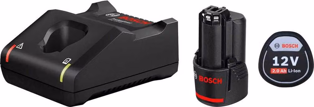 Set di alimentazione BOSCH (1 x 12V 2,0 Ah + GAL12V-40)