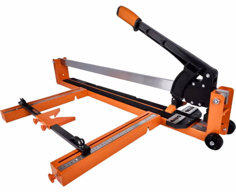 KRAFT&DELE | Tagliapiastrelle manuale, con doppia guida scorrevole, ampia base in alluminio, per Vetroceramica, gres porcellanato, tagliapiastrelle, robusto, 32" (800mm)