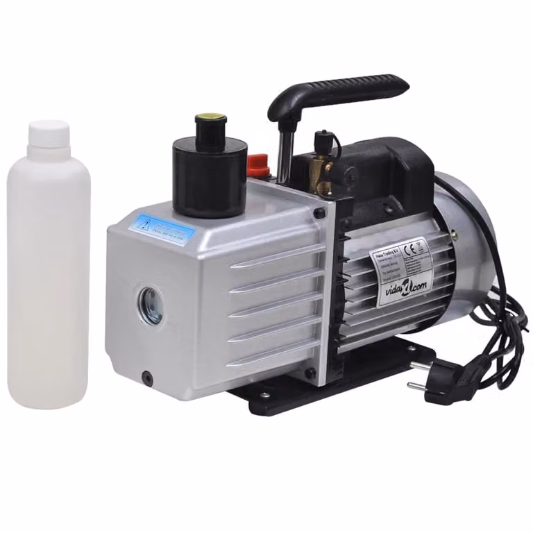 vidaXL Camera a vuoto con pompa a 2 stadi 7,4 L
