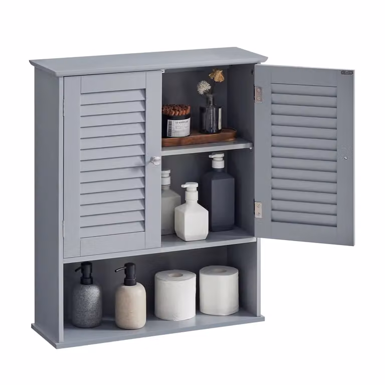 Armadietto da Muro per Bagno, Gris