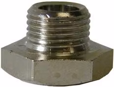 Tappo cilindrico filettato M 1/8 Walmec colore argento