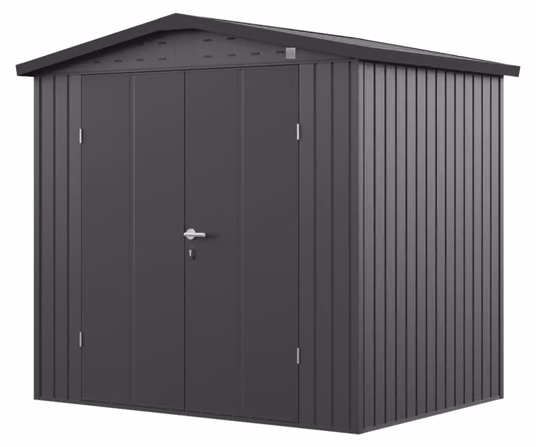GFP Primeyard Casetta da giardino metallo 210x150x205 cm Armadio da esterno per attrezzi antracite