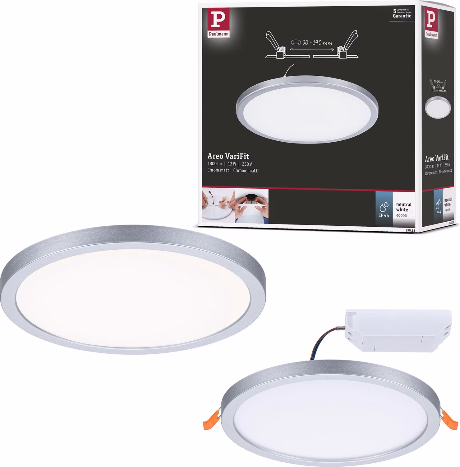 Pannello da incasso LED Paulmann VariFit Areo
