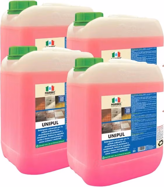 Detergente per la pulizia dei pavimenti UNIPUL Marbec 5 l x 4 pezzi – 1