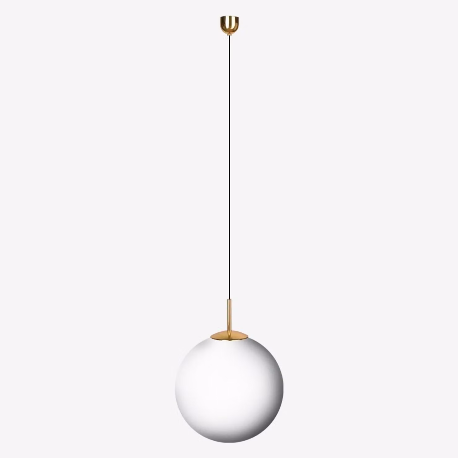 Lampada a sospensione LUCIS POLARIS ZK 37,3 W LED 3000 K vetro ottone opalino ZK.P3.400.84