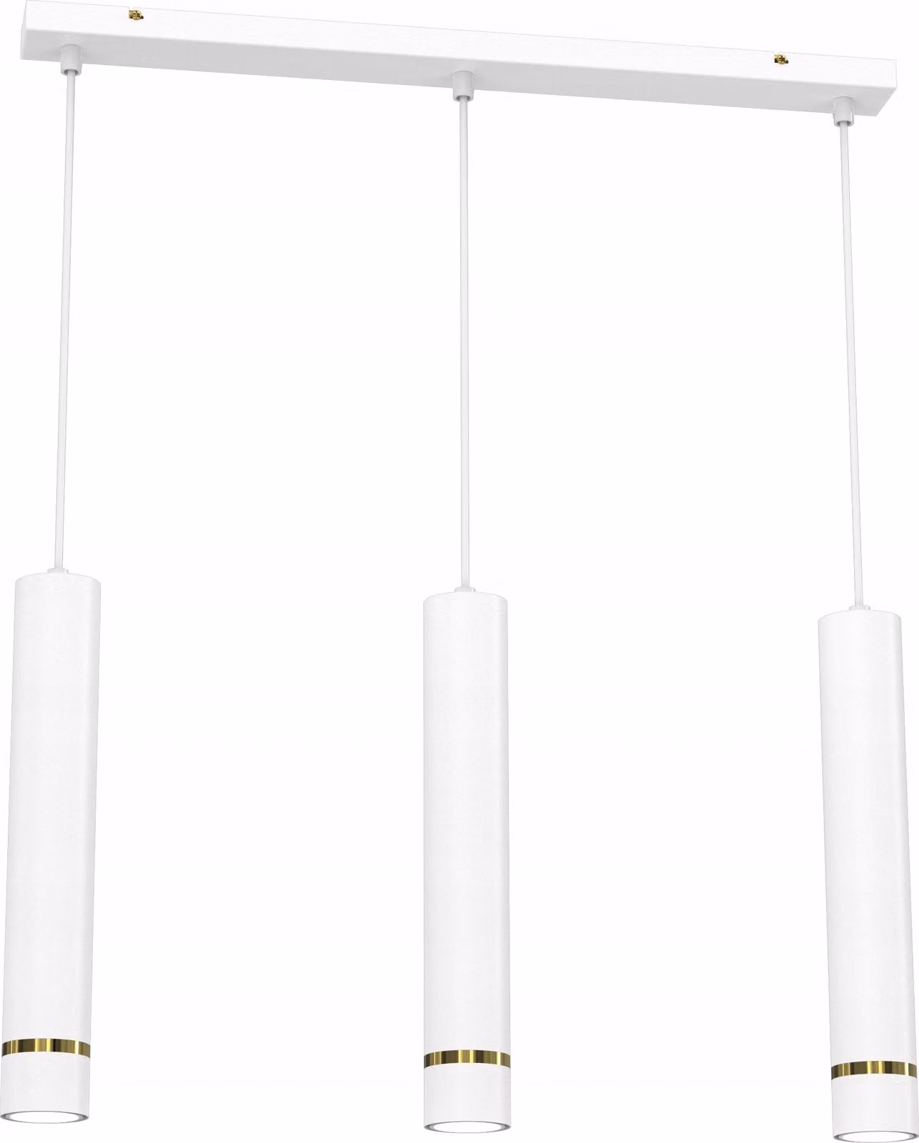 Lampada da soffitto a sospensione Tubo su striscia GU10 Oro