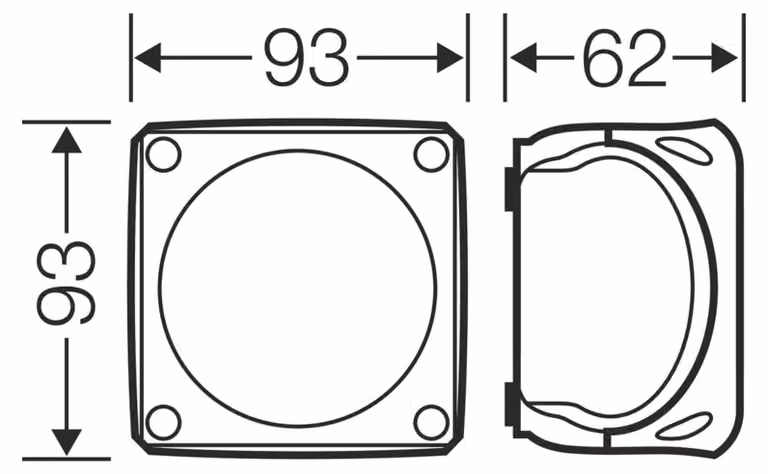 HENSEL EX scatola di giunzione IP66 4qmm 93x93x62mm nero Kst