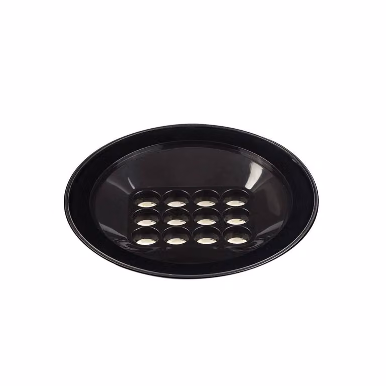 TRAS-25 Luce da incasso LED nera 40° 71717