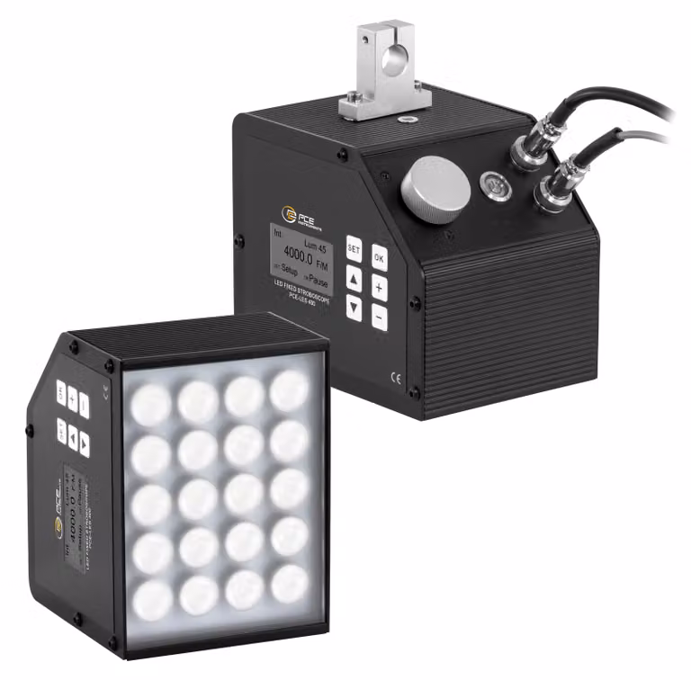 PCE Instruments - Stroboscopio LED da banco, modello PCE-LES 400