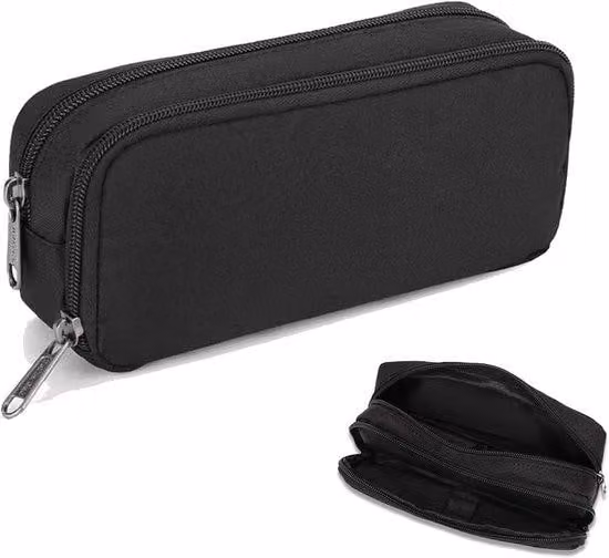 Piccolo organizer da scrivania - 20x9 cm - Organizer per oggetti da scrivania - grande capienza - con chiusura a scatto - per adulti