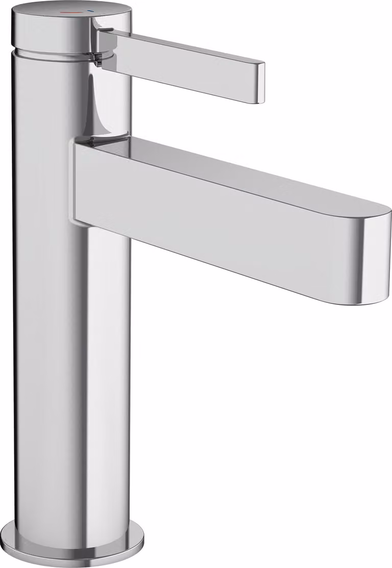 hansgrohe Finoris robinetterie de lavabo monocommande 110 CoolStart avec vidage à tirette, portée 139mm, 76025000, 76025000