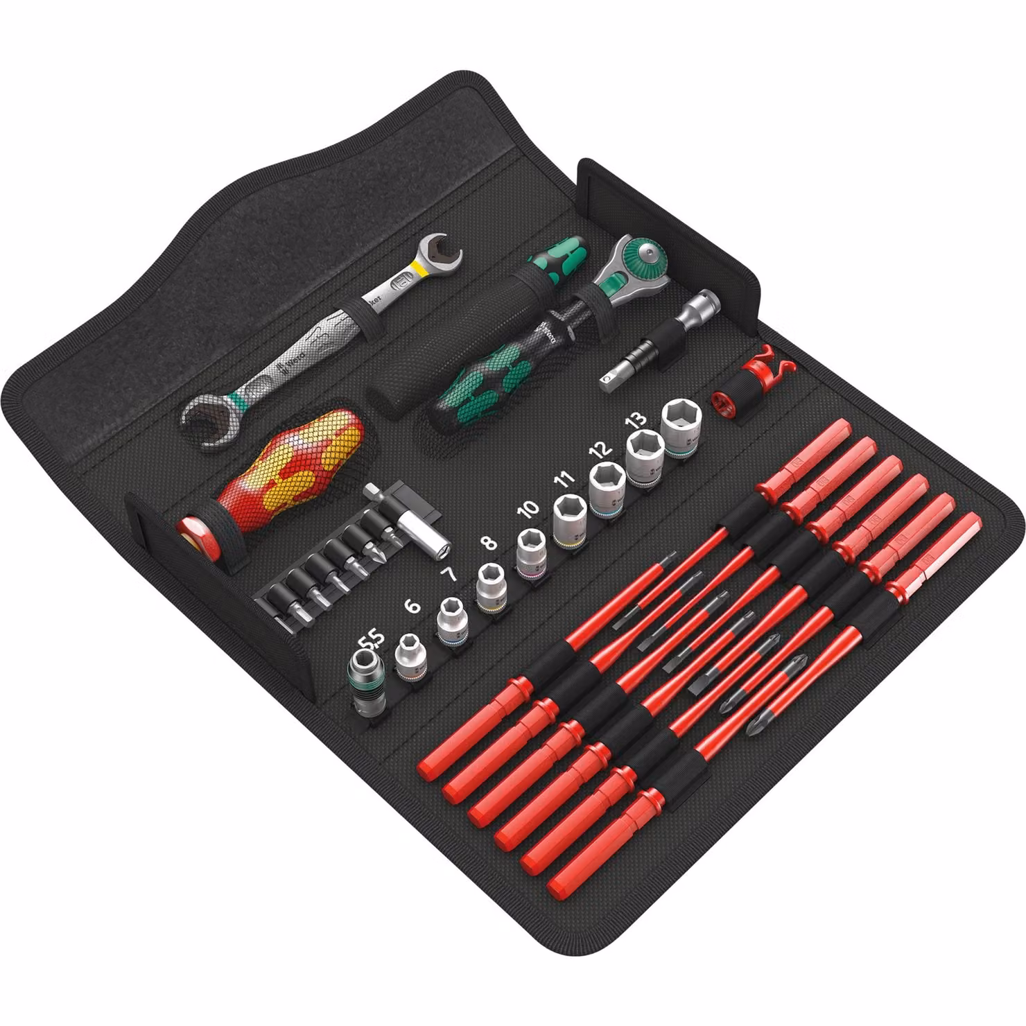 Wera 05135870001 Wera Kraftform Kompakt W2 per manutenzione, 35 pezzi