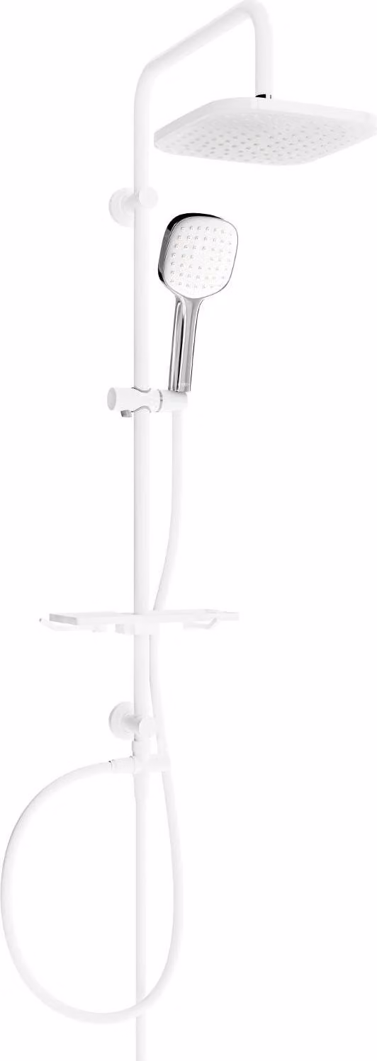 Mexen T33 colonna doccia, bianca/cromo - 798333393-21
