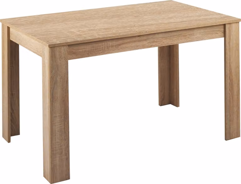 Tavolo >NEPAL< effetto rovere 140 x 75 x 80 cm (LxAxP)