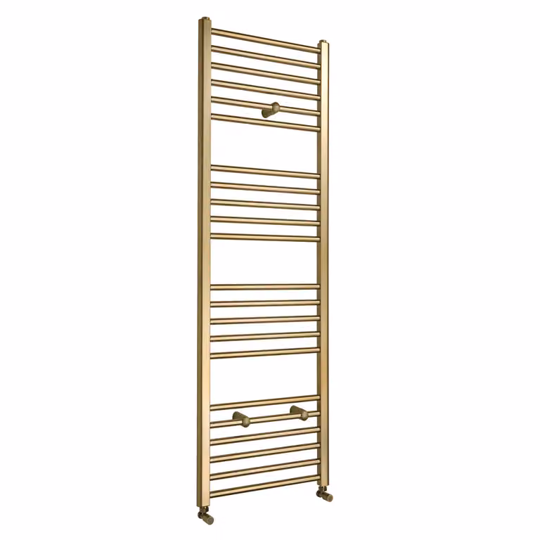 Scaldasalviette Moderno Oro Satinato 1600x500mm - Termoarredo Bagno - Stile elegante