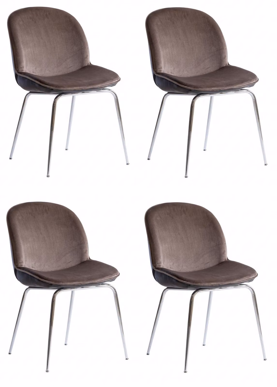 Set di 4 sedie imbottite – comode, eleganti e moderne