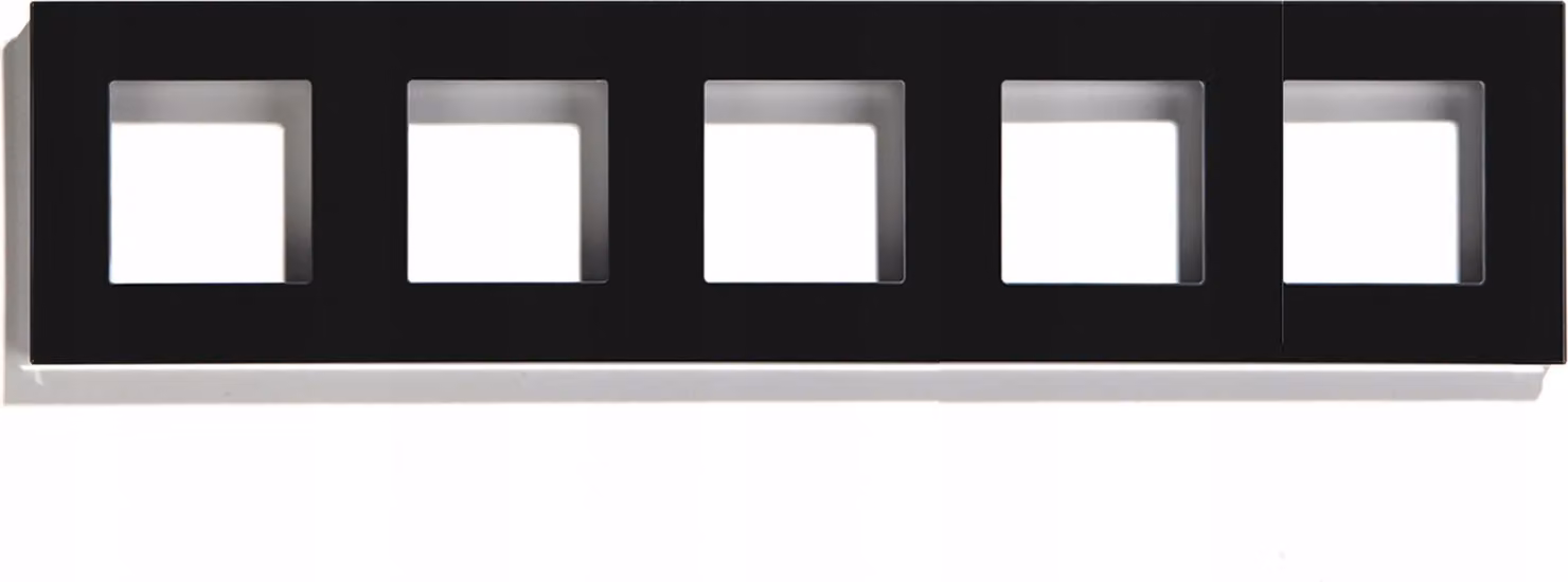 Telaio in vetro NERO a 5 pannelli per sistema RTX SH
