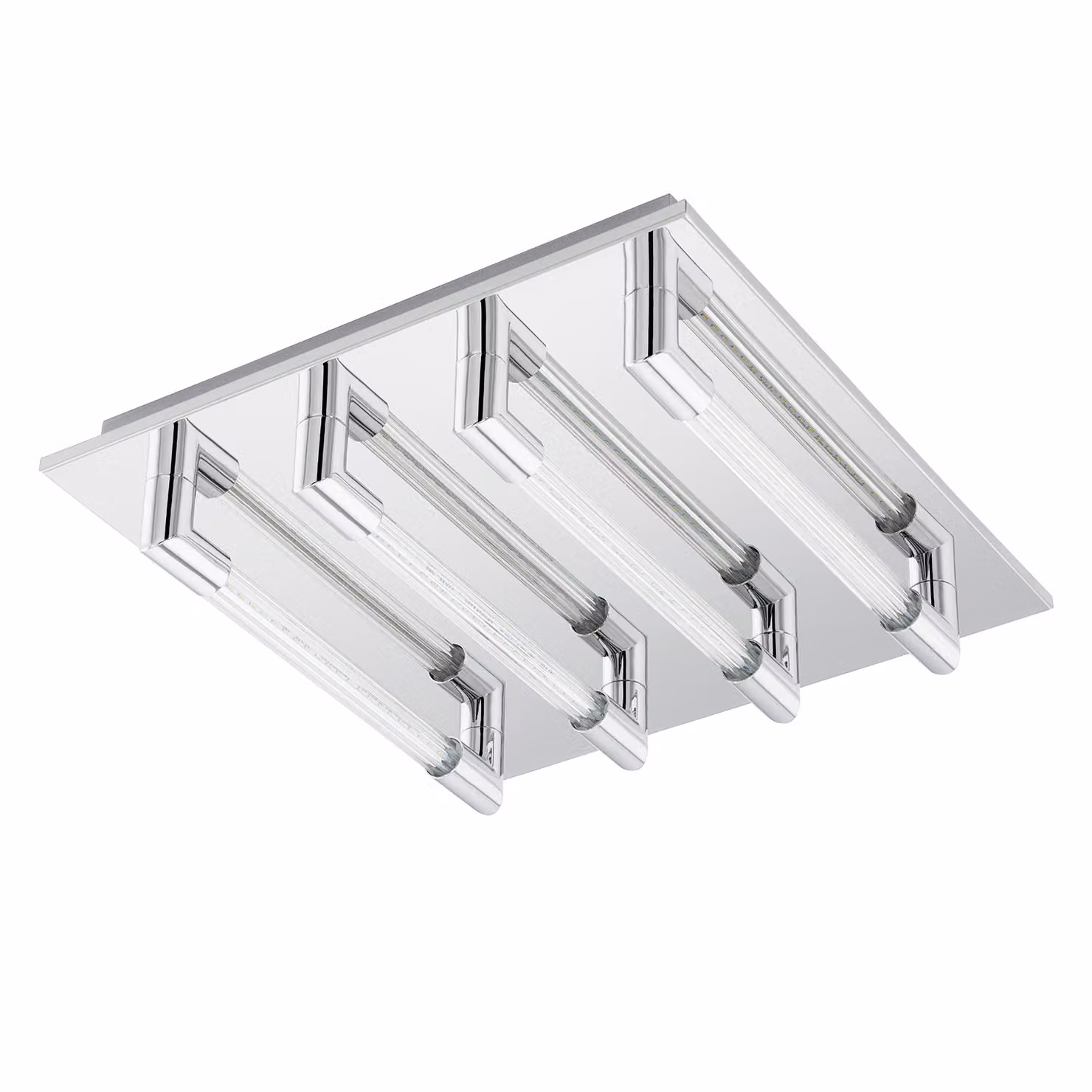 Eglo 95397 Velarde Plafoniera LED 4x3,7W acciaio cromato