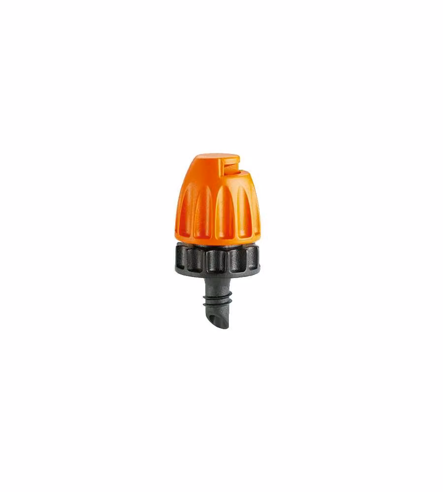 Set di 10 microirrigatori Claber Rainjet 91254 con angolo di 90 gradi e attacco da 1/2 pollice, colore arancione – 1
