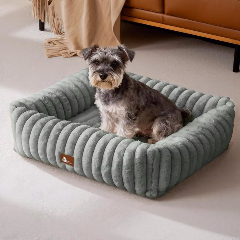 Cuccia per cani  divano per cani, lavabile, color grigio scuro, dimensioni: 76x61x20 cm
