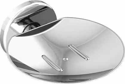 Portasapone Delabie a parete in acciaio inox 1.4301 lucidato a specchio