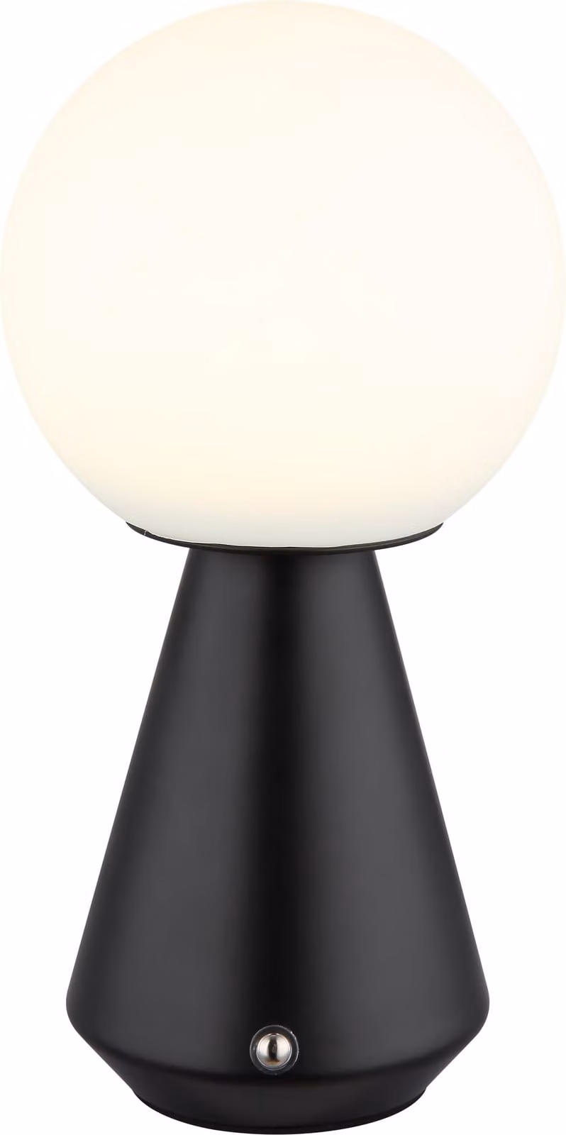 Lampada da tavolo a LED, nera, touch, dimmerabile, H 23,5 cm