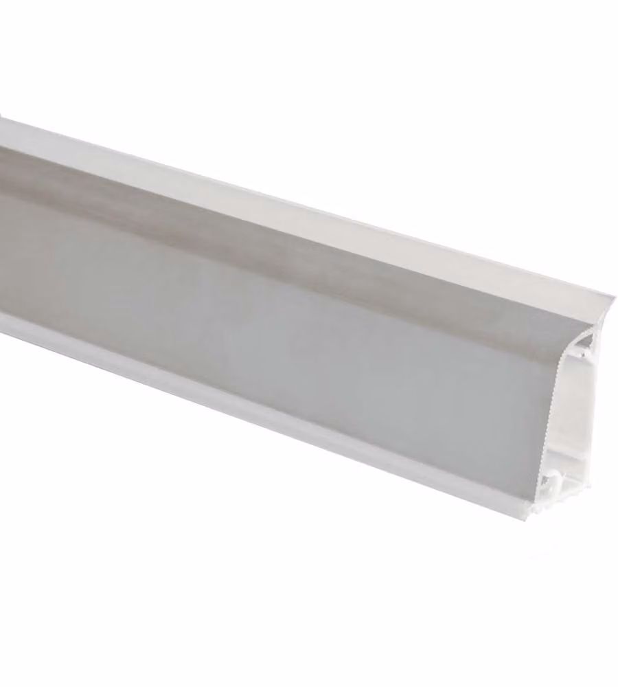 Alzatina alluminio naturale 3000mm per cucina resistente e facile da pulire