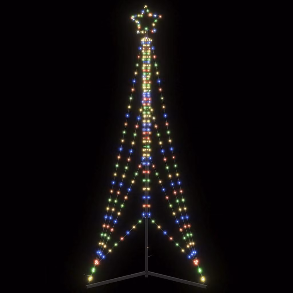 vidaXL Albero di Natale a LED 483 LED Colorato 240 cm