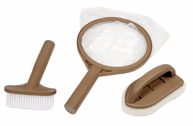 S Set per la cura e la pulizia di Intex Pure Spa spazzola, spugna, rete di atterraggio