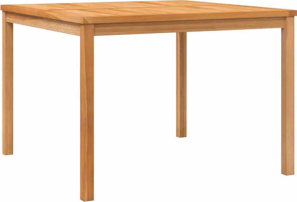 Tavolo da Pranzo per Giardino 110x110x77 cm in Massello di Teak