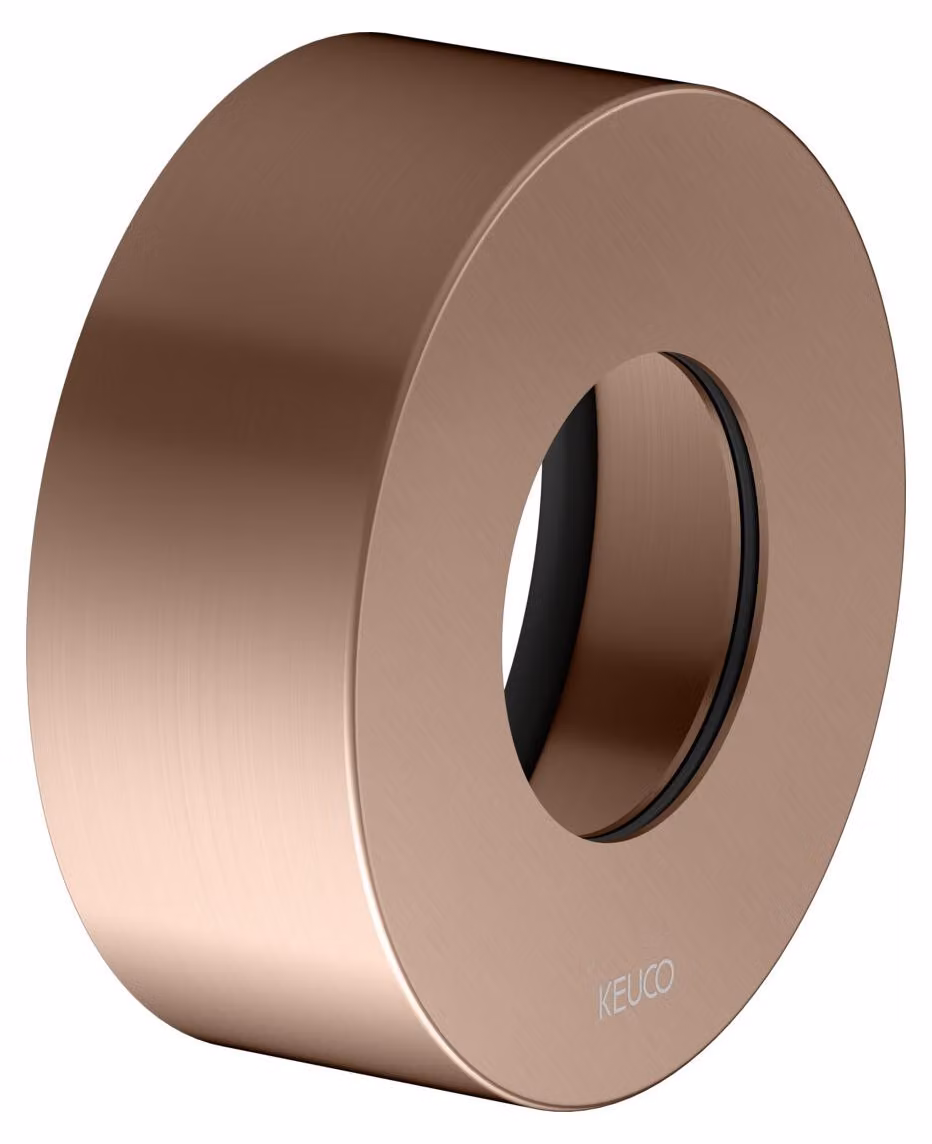Rosace de rallonge KEUCO pour robinetterie thermostatique encastrée, forme de rosace ronde, 59553290281, 59553290281