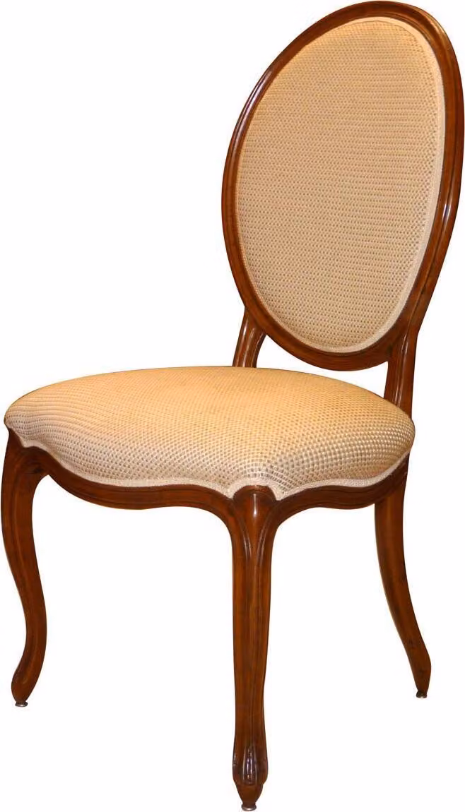 Esszimmer Stuhl braun Luxus klassischer Holzstuhl Stühle Italienische Möbel