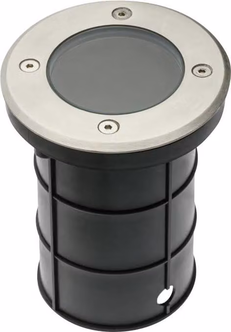 Lampada da esterno per giardino, modello ALFA, attacco GU10, potenza massima 50 W, grado di protezione IP67, aspetto in acciaio inossidabile