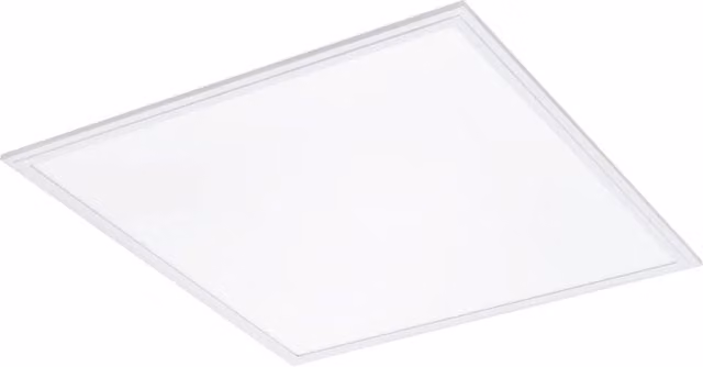 Plafoniera Moderna Eglo Salobrena-M in Alluminio Bianco con Luce LED Integrata 35W e Sensori di Movimento e Crepuscolare