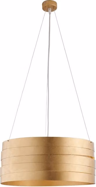 Lampada a sospensione moderna Mambo BELIGHT con 3 luci ad anelli in metallo oro e bianco