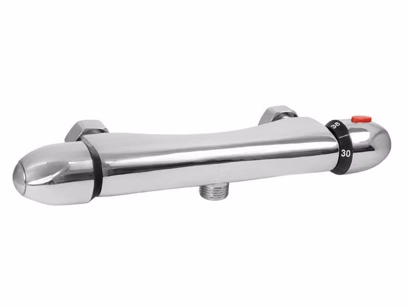 Vittoria (72024) Miscelatore termostatico universale per doccia, 100 mm, valvola in Vetroceramica, cromo