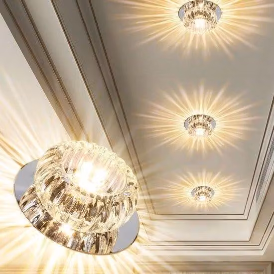 Set di luci a LED per interni (3W/5W) con elevata luminosità e design colorato - Lampada a soffitto moderna/Luce calda/3W