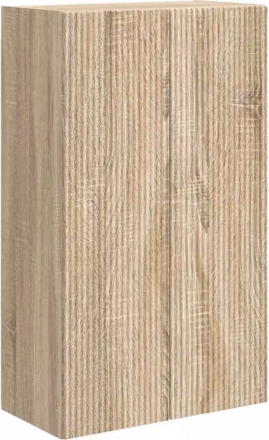 Mobile porta TV da parete contemporaneo con ampio spazio di archiviazione 59,5 x 31 x 100 cm in legno ingegnerizzato rovere sonoma 02_0055041