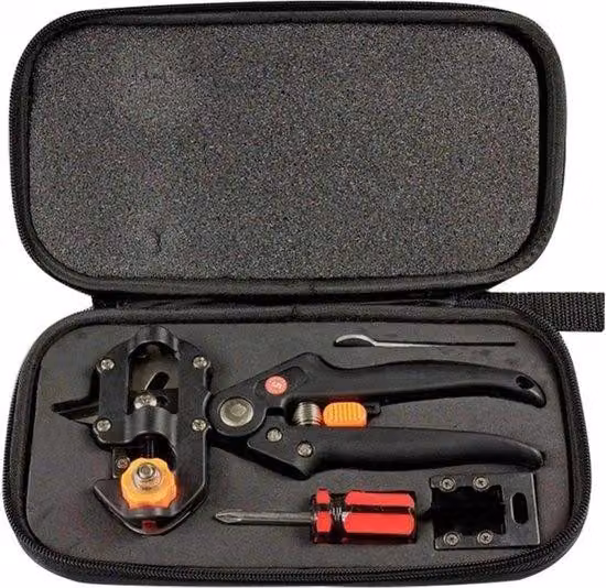 Set professionale di seghe e cesoie in acciaio inossidabile – Impugnature ergonomiche – Ideale per arbusti, rami e piante – Robusti attrezzi da taglio