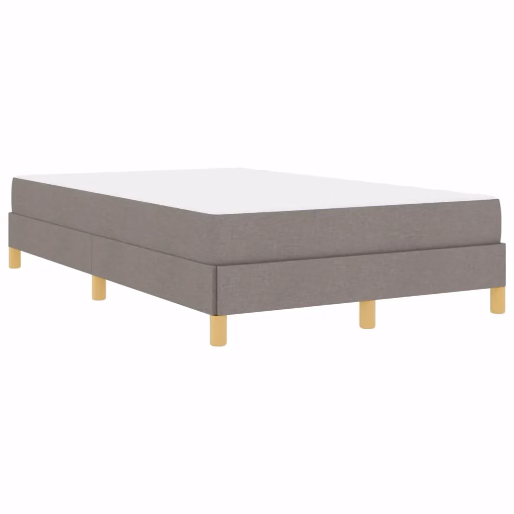 Letto a molle moderno vidaXL con tasconi individuali in tessuto beige o grigio L/P: 120 x 200 cm – 2
