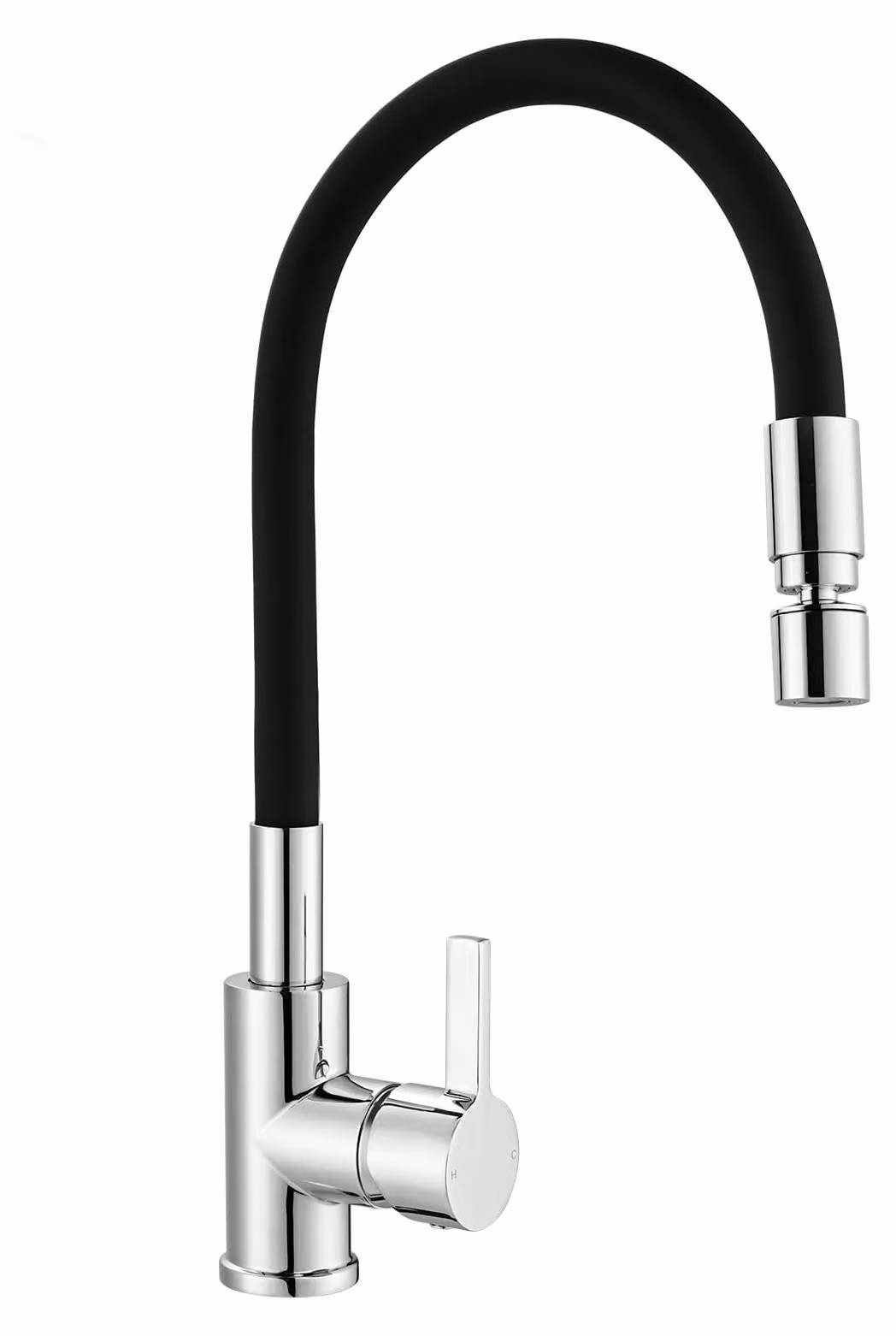 Rubinetto da cucina con bocchetta flessibile e 2 getti, girevole a 360°
