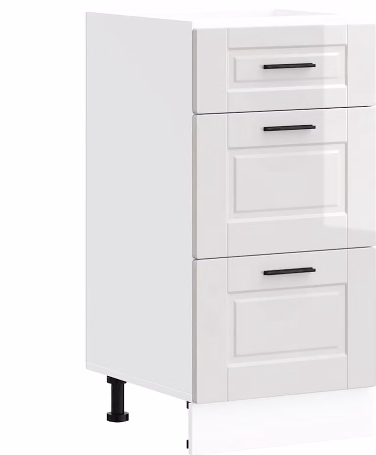 Mobiletto da cucina "Porto" Bianco lucido in legno ingegnerizzato
