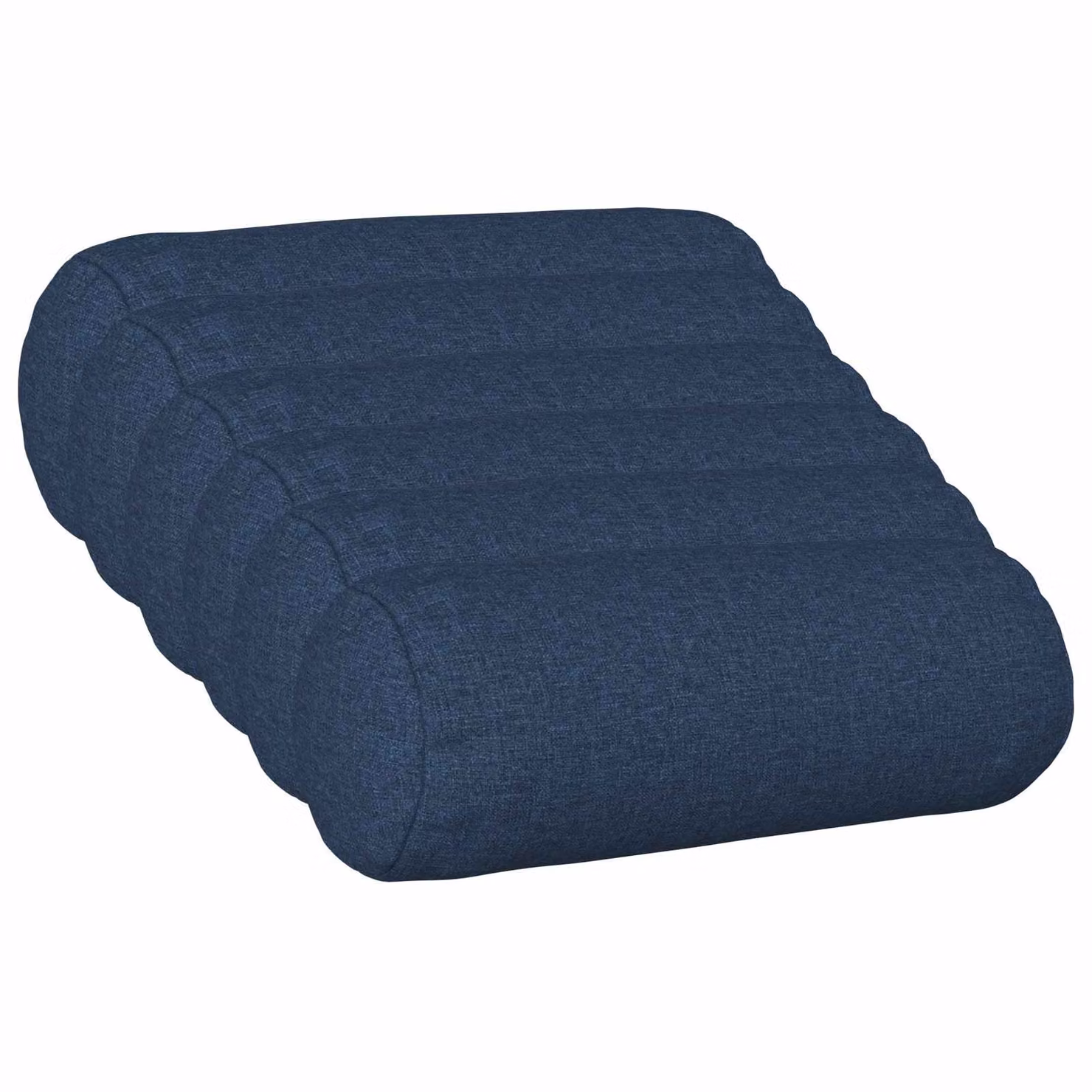 Set di 6 federe vidaXL HEERLEN blu in poliestere, forma ovale, Ø 15 x 40 cm