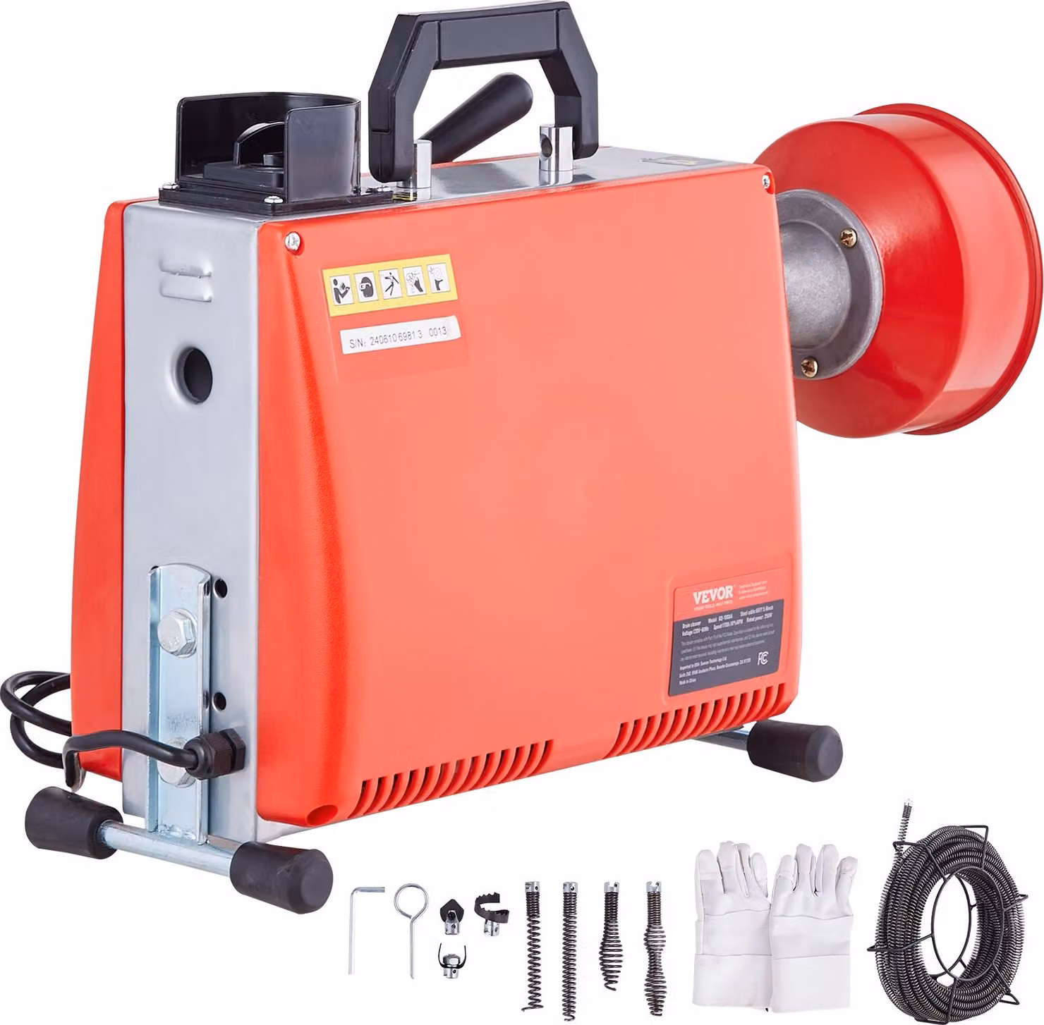 macchina per la pulizia dei tubi 250W Macchina per la pulizia dei tubi 20mx15,8mm/4,6mx9,5mm