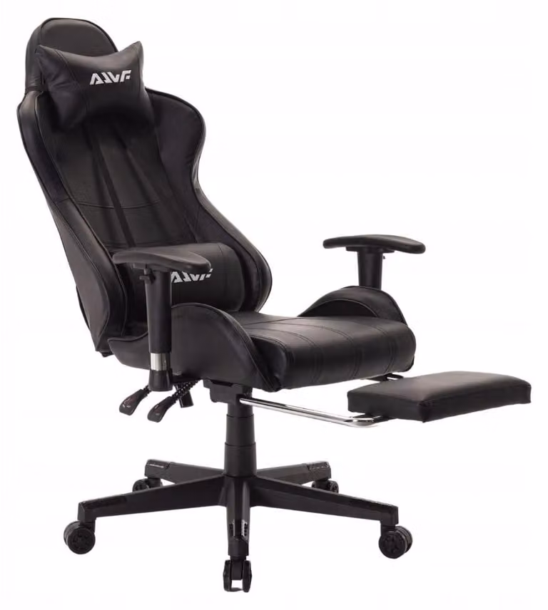 Sedia da gaming – Sedia da corsa ergonomica con imbottitura in memory foam e poggiapiedi