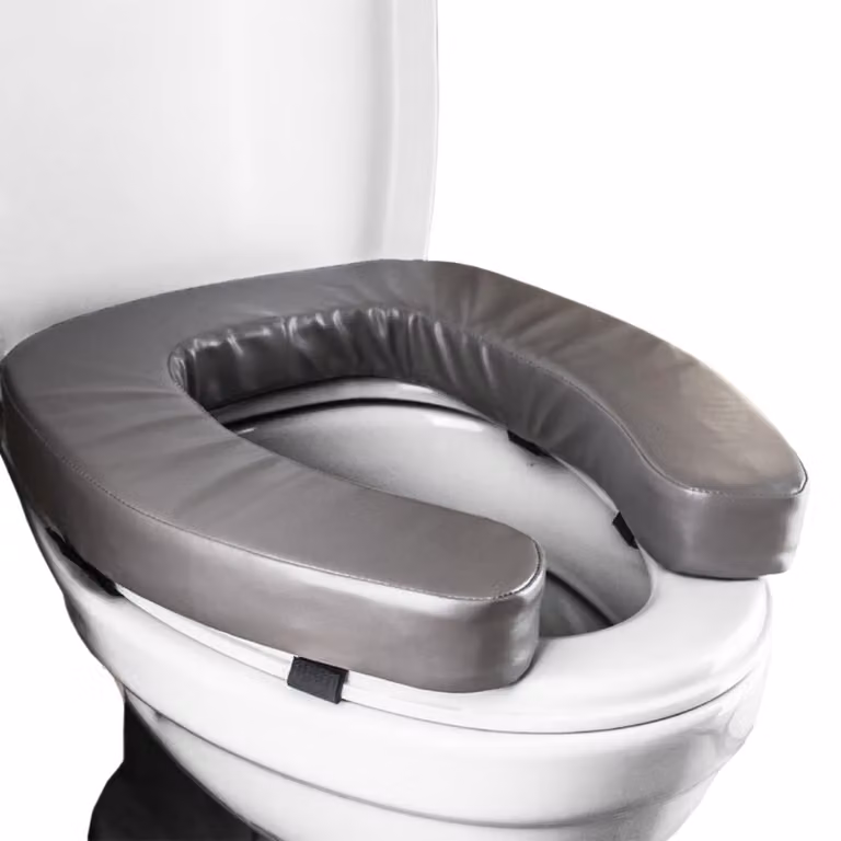 Alzata per wc imbottita per maggiore comfort