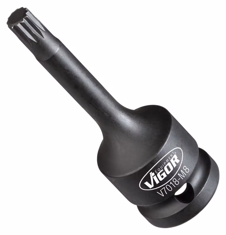 VIGOR Avvitatore a impatto - Inserto per cacciavite V7018-M8 1/2" XZN SW M8