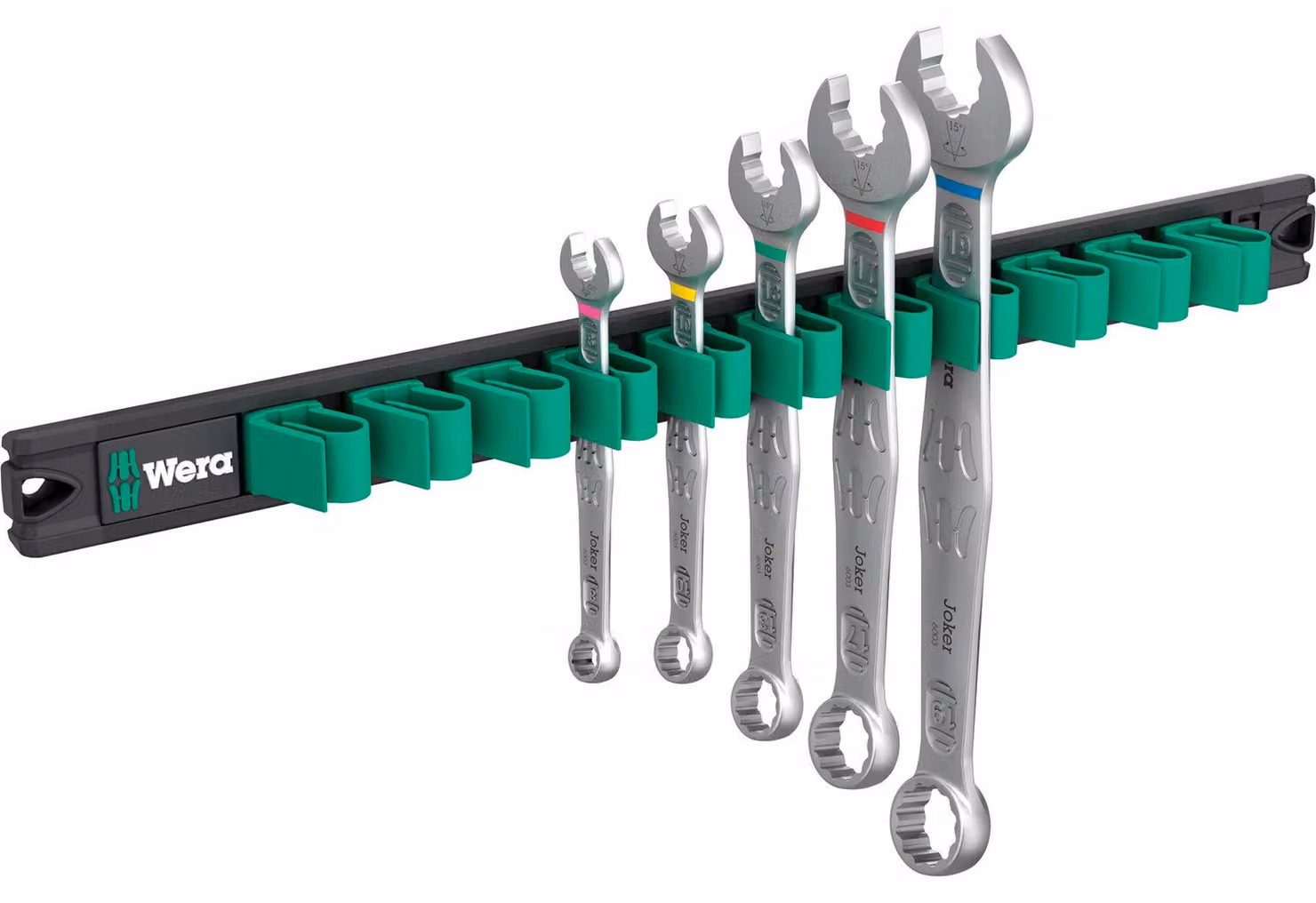Wera 05020234001 Wera 9641 Magnetleiste 6003 Joker 2 Ringmaulschlüssel-Satz
