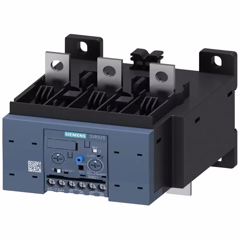 Relè di sovraccarico Siemens, 50-200 A, per protezione motore, S6, CLASSE 5-30, ripristino manuale-automatico 3RB21534FC2