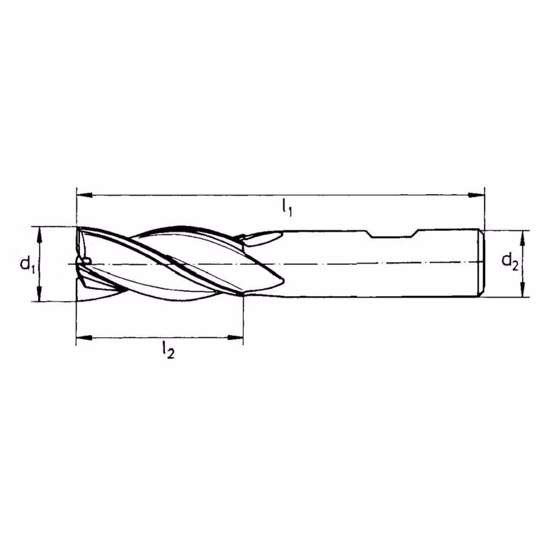 Fresa per scanalature corta DIN327 M42 FIRE Z3 20mm GÜHRING